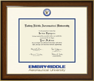 Embry-Riddle Aeronautical University diploma frame - Dimensions Diploma Frame in Westwood