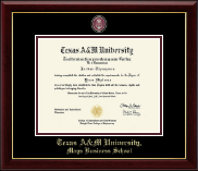 Texas A&M University diploma frame - Masterpiece Medallion Diploma Frame in Gallery