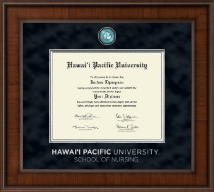 Hawaii Pacific University Presidential Masterpiece Diploma Frame in Madison