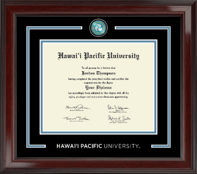 Hawaii Pacific University diploma frame - Showcase Edition Diploma Frame in Encore
