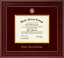 Rhode Island College Presidential Masterpiece Diploma Frame in Jefferson