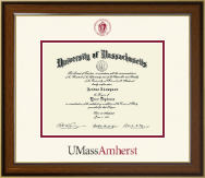 University of Massachusetts Amherst Dimensions Diploma Frame in Westwood