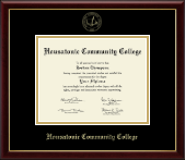 Housatonic Community College Gold Embossed Diploma Frame in Galleria