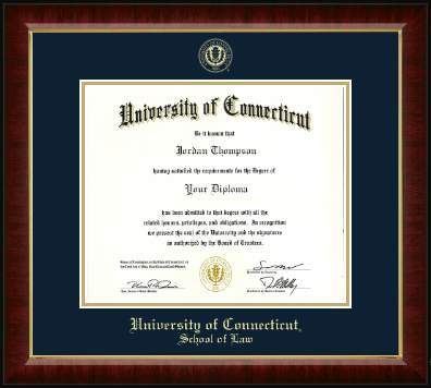 University of Connecticut diploma frame - Gold Embossed Diploma Frame in Murano
