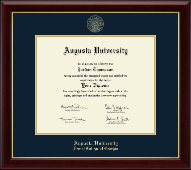 Augusta University diploma frame - Gold Embossed Diploma Frame in Gallery