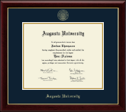Augusta University diploma frame - Gold Embossed Diploma Frame in Gallery