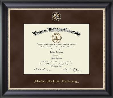 Western Michigan University diploma frame - Regal Edition Diploma Frame in Noir
