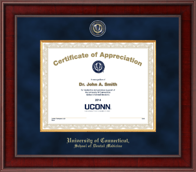 University of Connecticut certificate frame - Presidential Masterpiece Certificate Frame in Jefferson