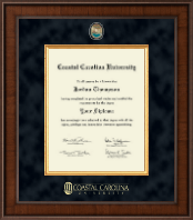 Coastal Carolina University diploma frame - Presidential Masterpiece Diploma Frame in Madison
