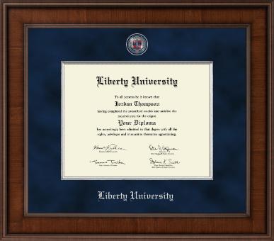Liberty University diploma frame - Presidential Masterpiece Diploma Frame in Madison