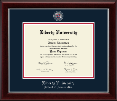 Liberty University diploma frame - Masterpiece Medallion Diploma Frame in Gallery Silver