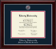 Liberty University diploma frame - Masterpiece Medallion Diploma Frame in Gallery Silver