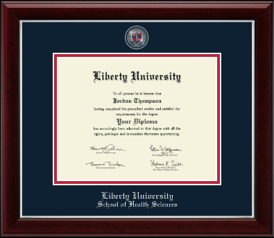 Liberty University diploma frame - Masterpiece Medallion Diploma Frame in Gallery Silver