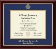 St. Mary's University diploma frame - Masterpiece Medallion Diploma Frame in Gallery