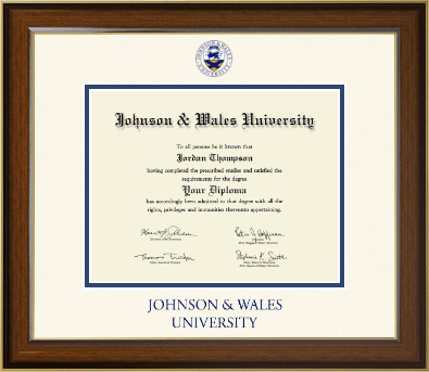 Johnson & Wales University in Rhode Island diploma frame - Dimensions Diploma Frame in Westwood