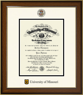 University of Missouri Columbia diploma frame - Dimensions Diploma Frame in Westwood