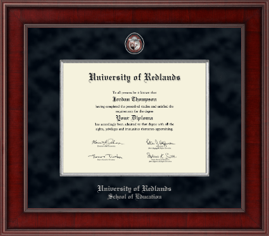 University of Redlands diploma frame - Presidential Masterpiece Diploma Frame in Jefferson