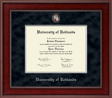 University of Redlands diploma frame - Presidential Masterpiece Diploma Frame in Jefferson