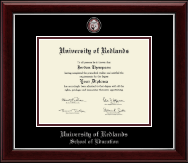 University of Redlands diploma frame - Masterpiece Medallion Diploma Frame in Gallery Silver