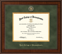 York College of Pennsylvania Presidential Masterpiece Diploma Frame in Madison