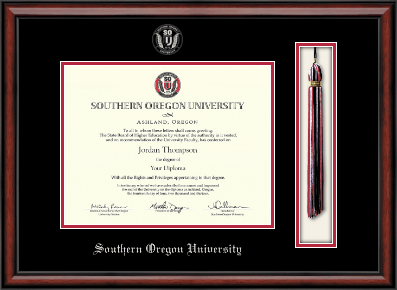 Southern Oregon University diploma frame - Tassel & Cord Diploma Frame in Southport