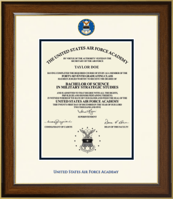 United States Air Force Academy diploma frame - Dimensions Diploma Frame in Westwood