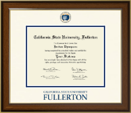 California State University Fullerton Dimensions Diploma Frame in Westwood