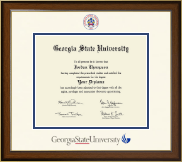 Georgia State University Dimensions Diploma Frame in Westwood