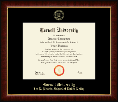 Cornell University diploma frame - Gold Embossed Diploma Frame in Murano