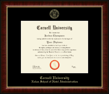 Cornell University diploma frame - Gold Embossed Diploma Frame in Murano