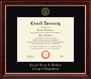 Cornell University diploma frame - Gold Embossed Diploma Frame in Murano