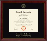 Cornell University diploma frame - Gold Embossed Diploma Frame in Murano
