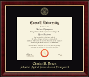 Cornell University diploma frame - Gold Embossed Diploma Frame in Murano