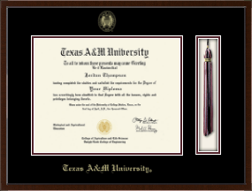 Tassel & Cord Diploma Frame