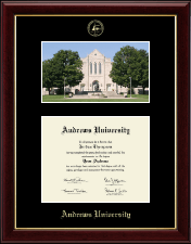 Andrews University diploma frame - Campus Scene Diploma Frame in Gallery