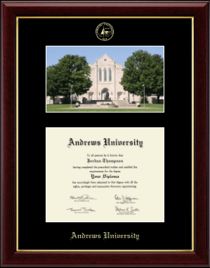 Andrews University diploma frame - Campus Scene Diploma Frame in Gallery