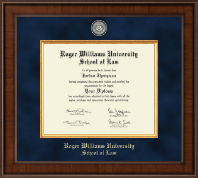 Roger Williams University Presidential Masterpiece Diploma Frame in Madison
