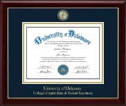 University of Delaware Masterpiece Medallion Diploma Frame in Gallery