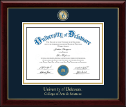 University of Delaware diploma frame - Masterpiece Medallion Diploma Frame in Gallery