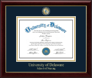 University of Delaware diploma frame - Masterpiece Medallion Diploma Frame in Gallery