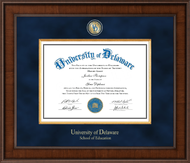 University of Delaware diploma frame - Presidential Masterpiece Diploma Frame in Madison