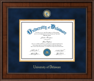 University of Delaware diploma frame - Presidential Masterpiece Diploma Frame in Madison