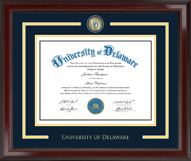 University of Delaware diploma frame - Showcase Edition Diploma Frame in Encore