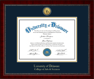 University of Delaware diploma frame - Gold Engraved Medallion Diploma Frame in Sutton
