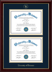 Double Diploma Frame