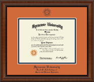 Syracuse University Navy Embossed Diploma Frame in Austin