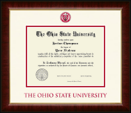 The Ohio State University Dimensions Diploma Frame in Murano
