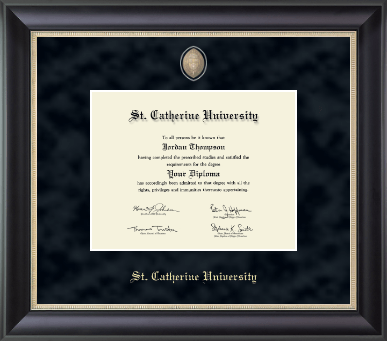 St. Catherine University diploma frame - Regal Edition Diploma Frame in Noir
