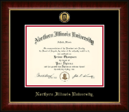Northern Illinois University diploma frame - Gold Engraved Medallion Diploma Frame in Murano