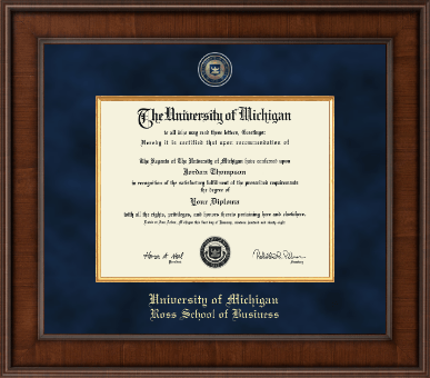 University of Michigan diploma frame - Presidential Masterpiece Diploma Frame in Madison